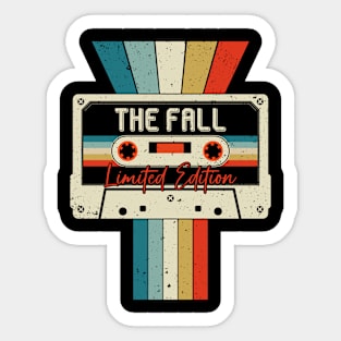 Graphic The Fall Proud Name Cassette Tape Vintage Birthday Gifts Sticker